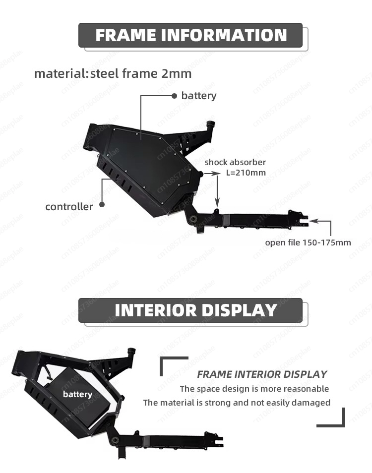 Stealth Bomber Ebike Frame, Fu - 8000W Stealth Bomber Ebike ulasan dan harga