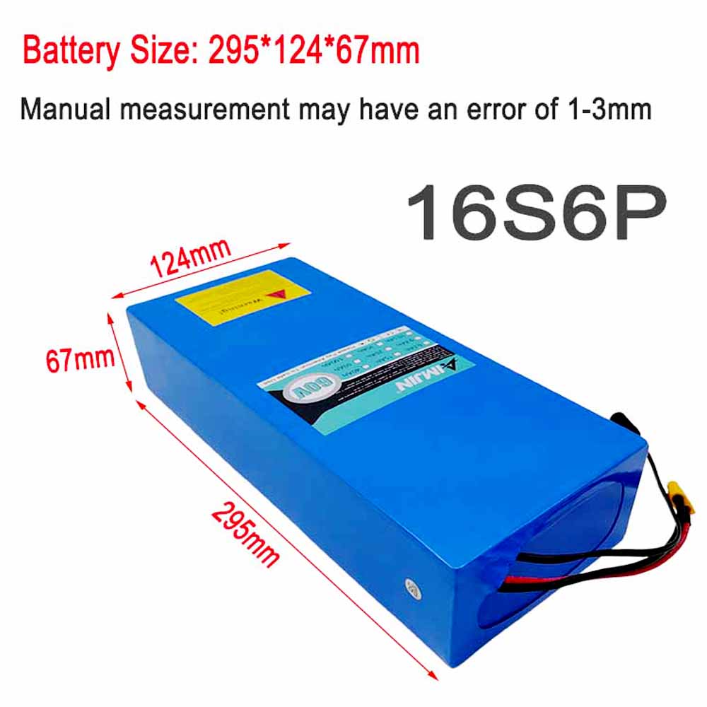 Built-in BMS 18650 16S6P 60V 3 - 60V 30Ah Electric Scooter Battery ulasan dan harga