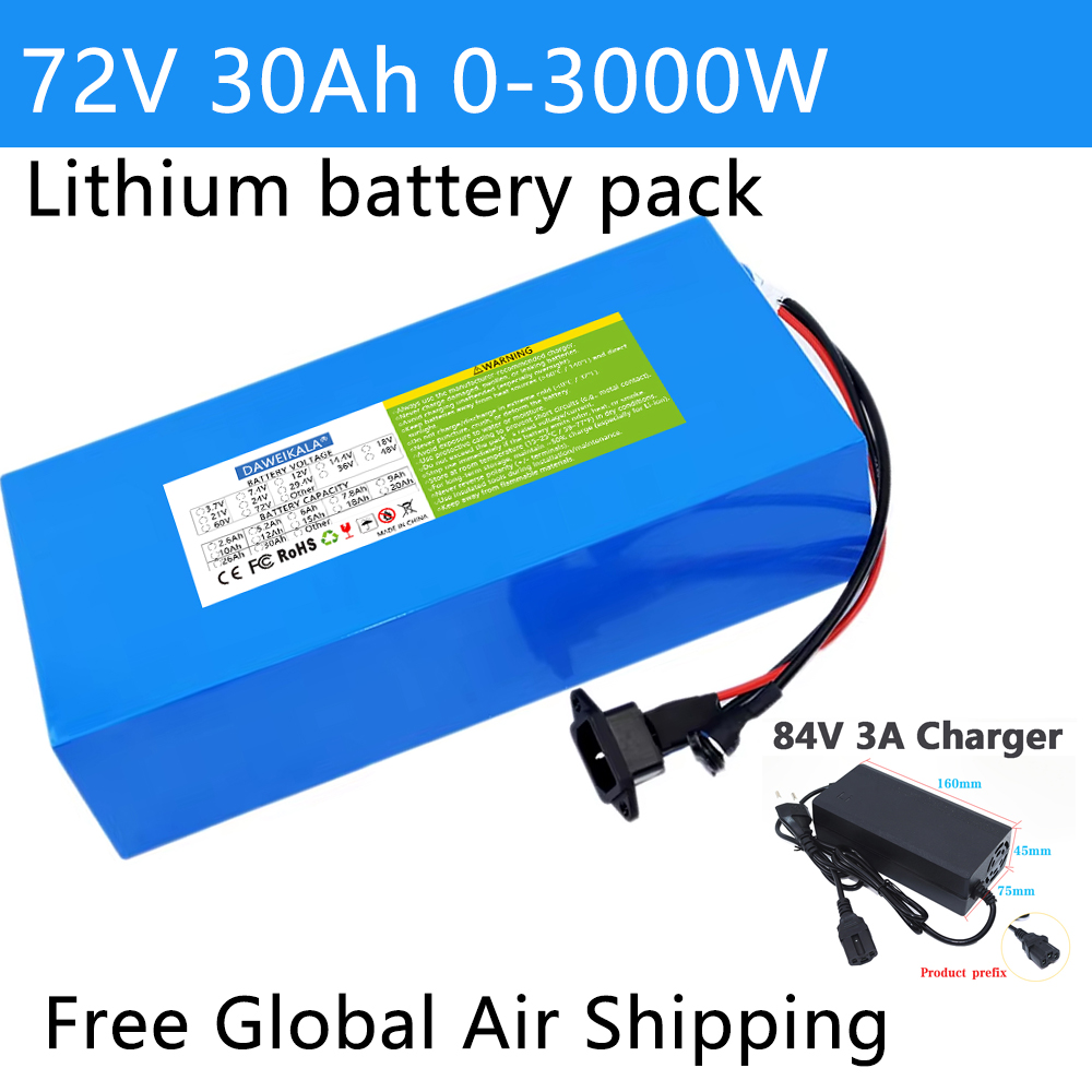 72V 12Ah-30Ah 18650 Battery pa - 60V 30Ah Electric Scooter Battery ulasan dan harga