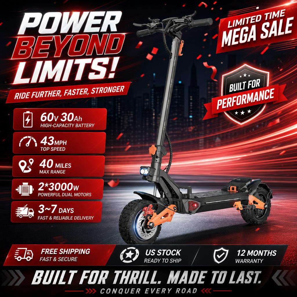 FREEBOY H9 Adult Electric Scoo - 60V 30Ah Electric Scooter Battery ulasan dan harga