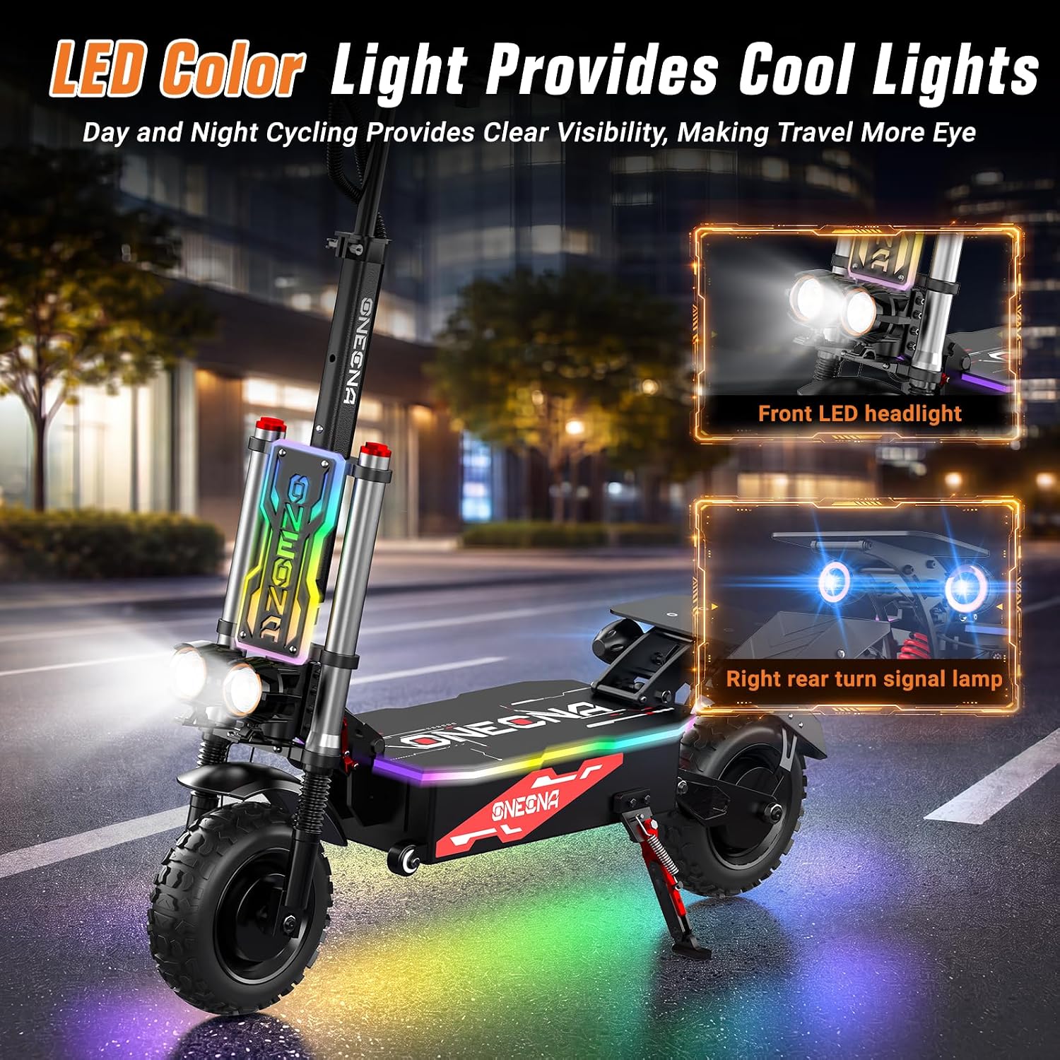 ONECNA NEW GT8PRO Adult Electr - 60V 5600W Dual Motor Electric Scooter ulasan dan harga